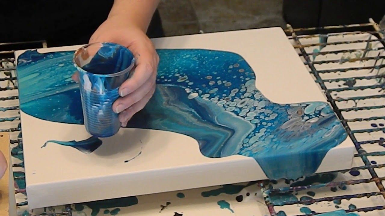 Как нарисовать картину эпоксидной смолой в технике Resin Art